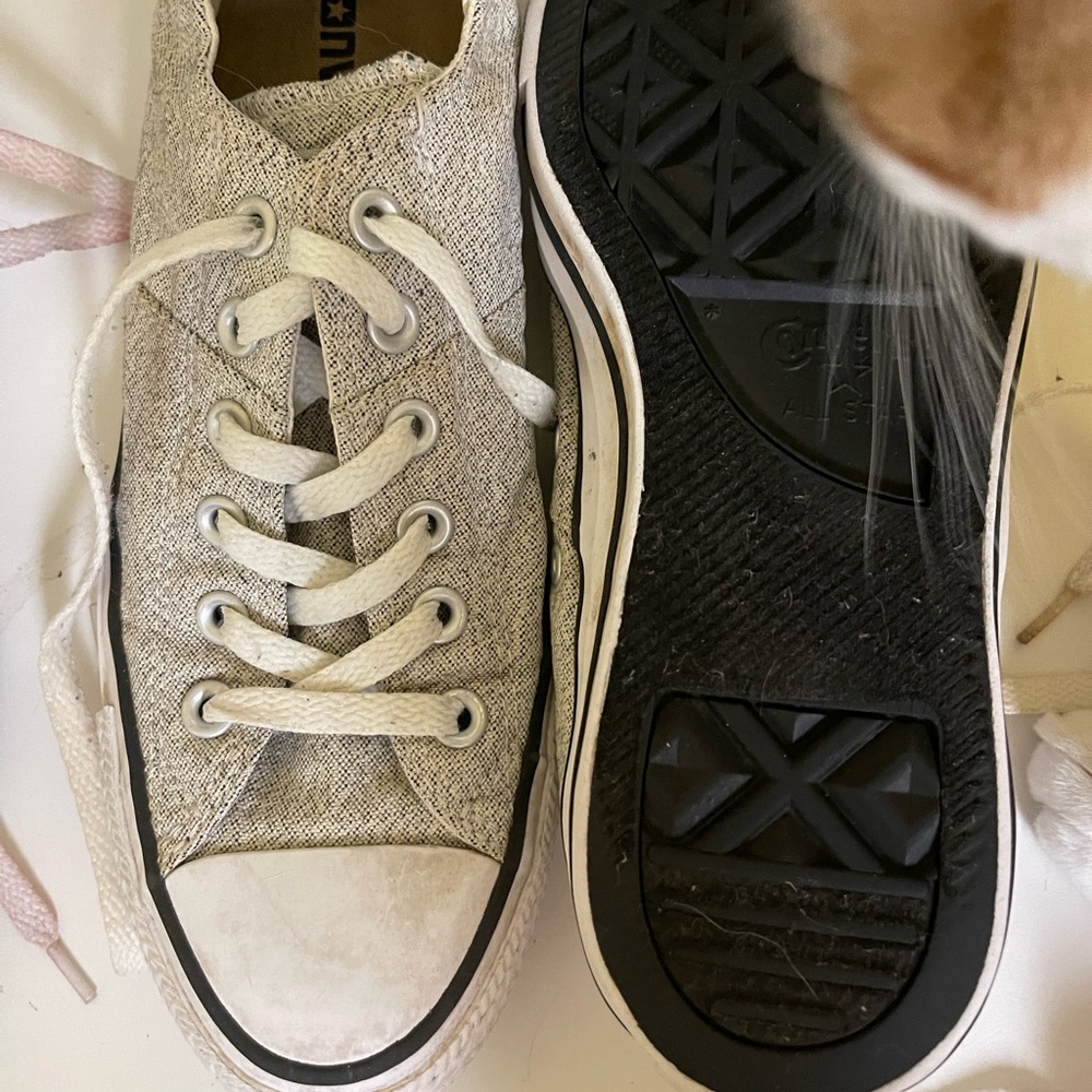 Converse silver size 8